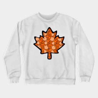 Canadian Maple Leaf - Autumn Crush Crewneck Sweatshirt